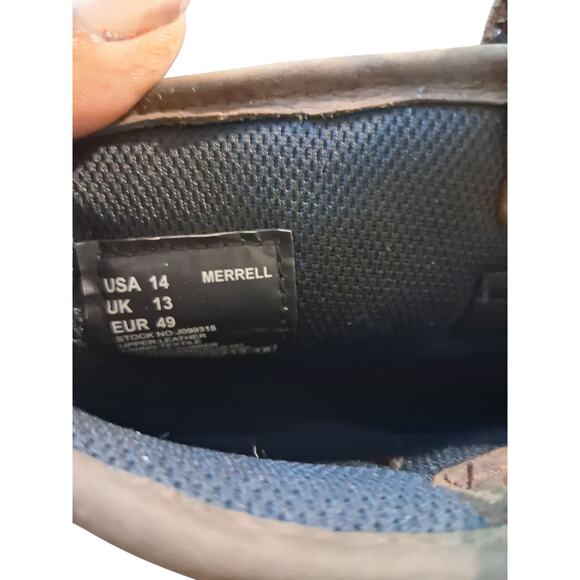 Merrell Mens size 14 Strongfield LTR Pull on Waterproof Composite Toe Work Boots - Picture 13 of 16